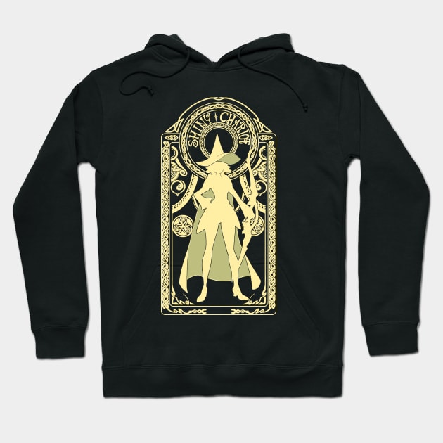 Shiny Chariot Back Card Hoodie by Adelaidelia